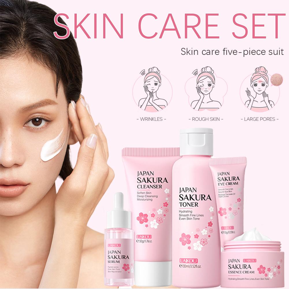 LAIKOU Japan Sakura Skin Care  - Skincare Glowing review and price